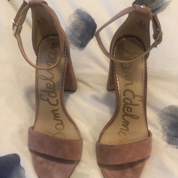 Sam Edelman Yaro Ankle Strap Sandal: Dusty Rose - Picture 2 of 3